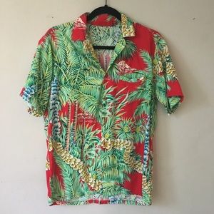 Vintage men’s fit no tags Hawaiian shirt